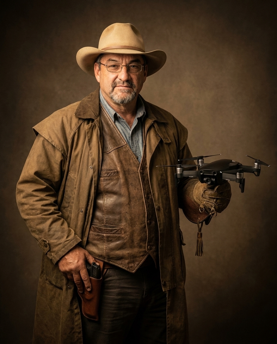 Clint Ashton, UAV wrangler